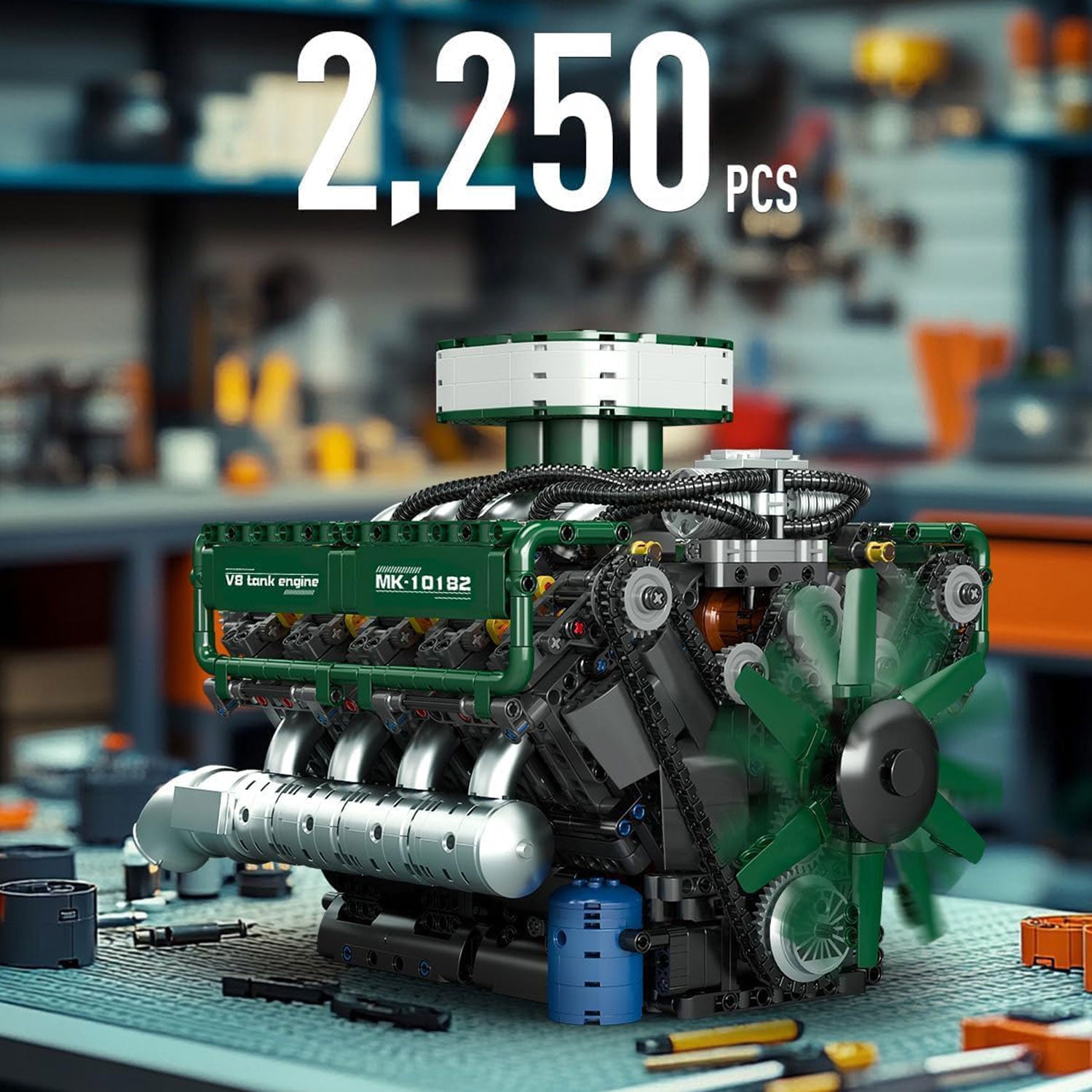 Funkcionalni V8 Tank Motor
