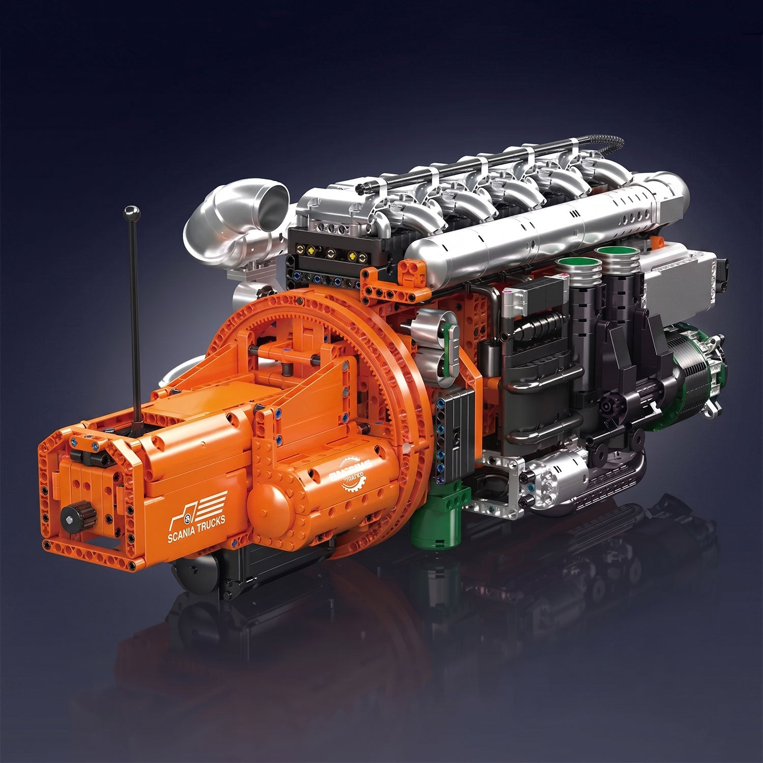 Inline-6 Tovornjaški Motor z Menjalnikom
