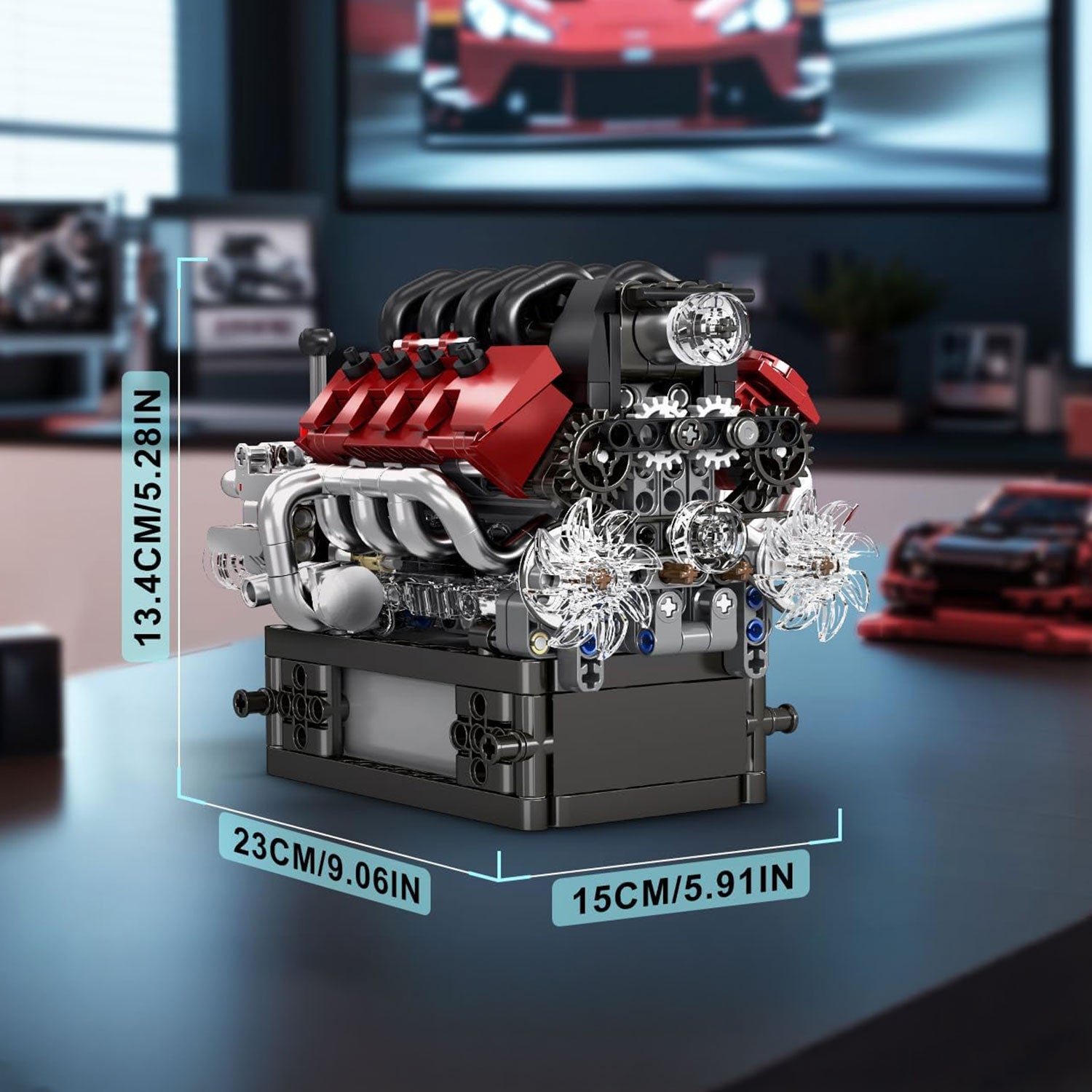 V8 Italijanski Motor z Menjalnikom