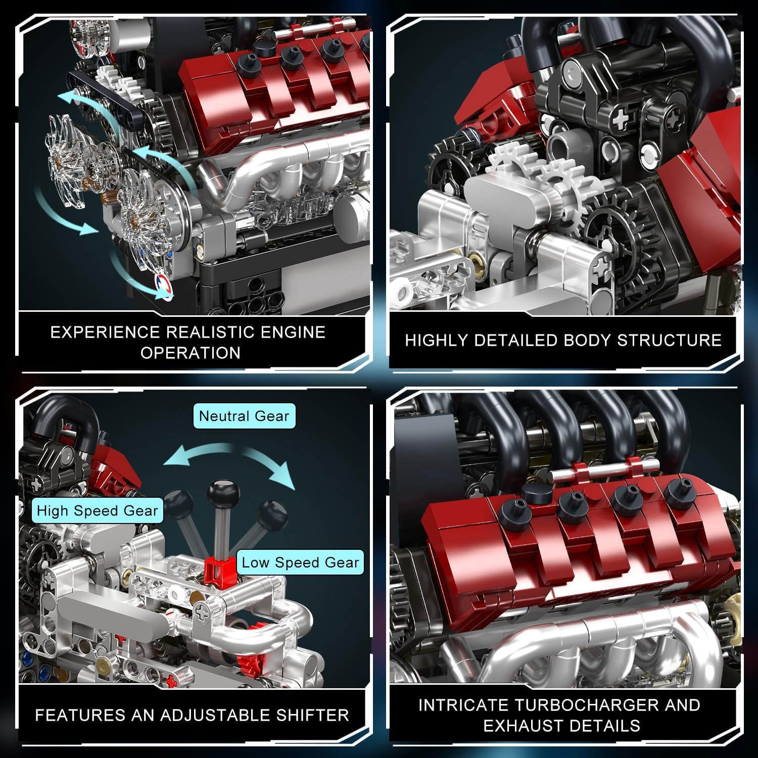 V8 Italijanski Motor z Menjalnikom