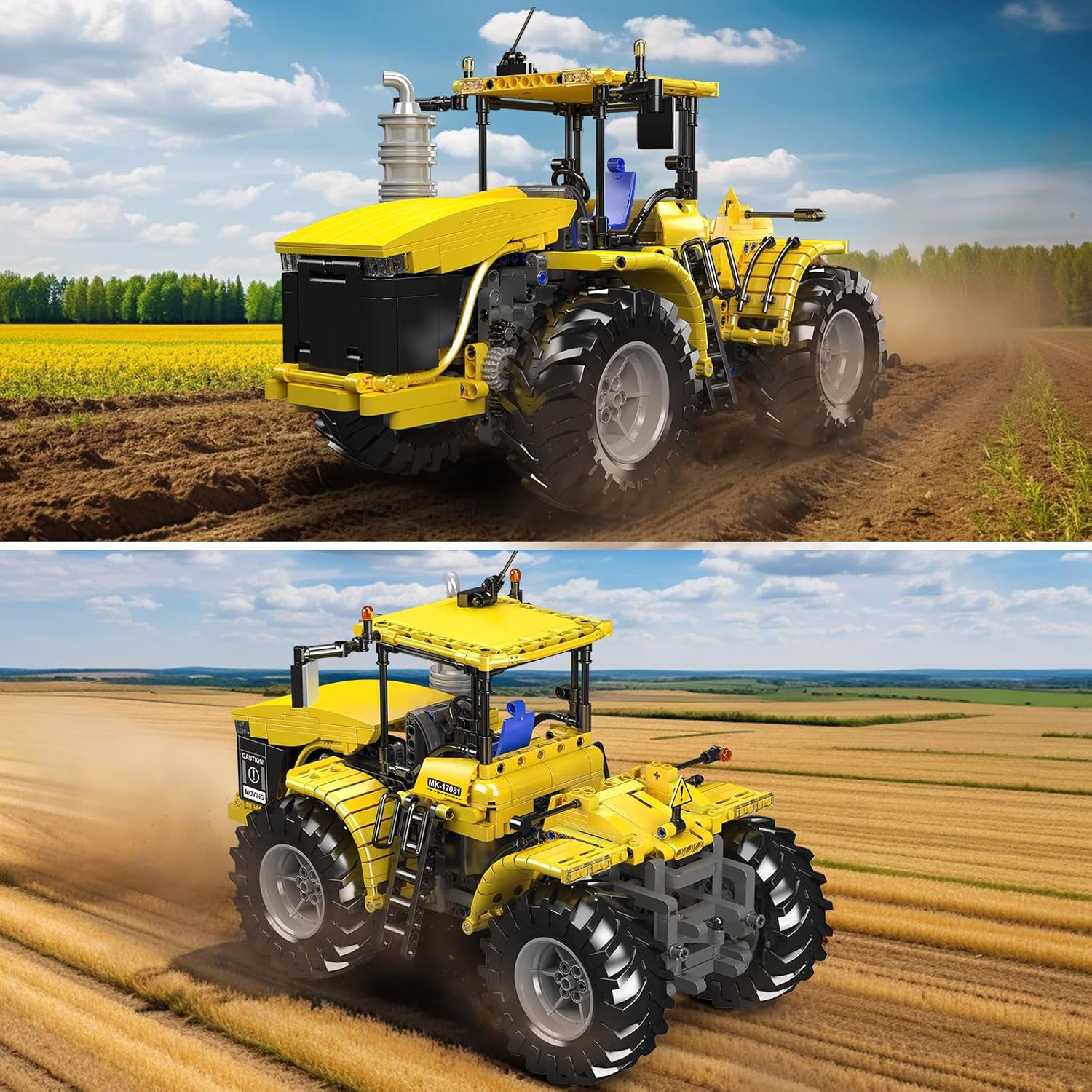 Rumeni Nakladalni Traktor 4x4